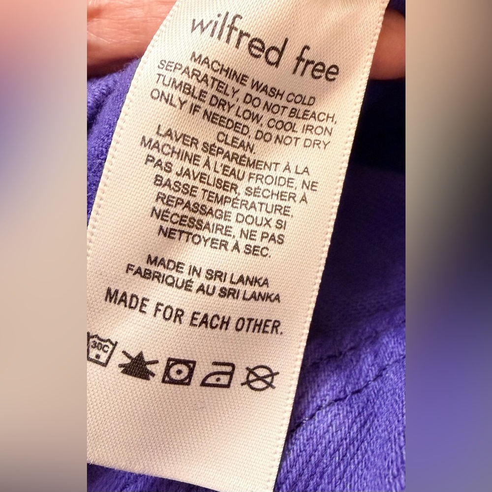 ARITZIA by Wilfred Free Purple Women’s Pant - Picture 8 of 8